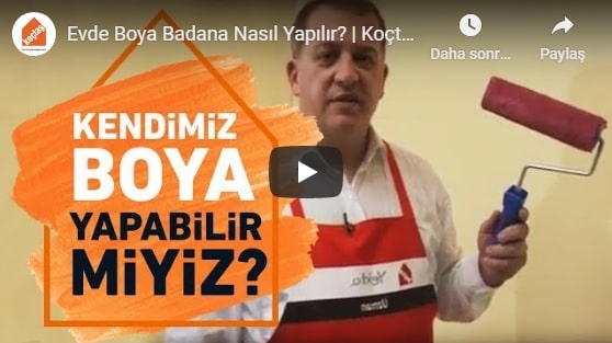 evde boya badana nasıl yapılır